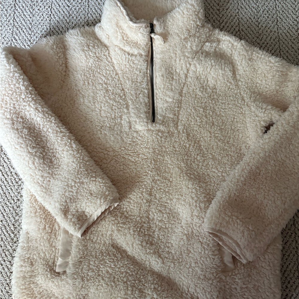 Altar'd State Cream Sherpa Jacket